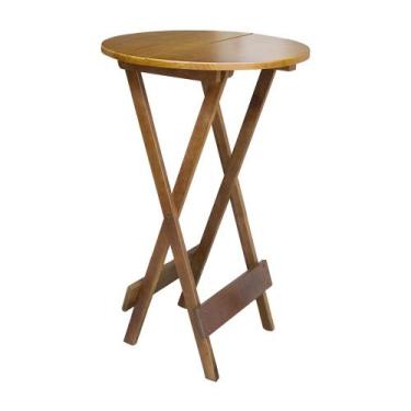 Imagem de Mesa de Madeira Bistrô Dobravel Ideal para Bar e Restaurante Mel - PRE