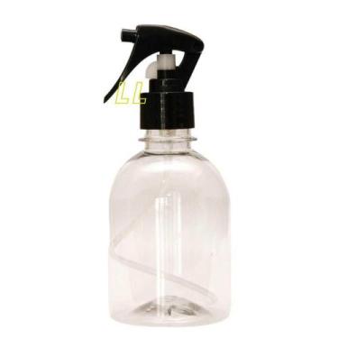 Imagem de 5 Frascos Pet Mini Válvula Spray Borrifadora De 250ml Preto - LabLoren