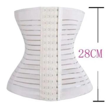 Imagem de Cinta Modeladora Feminina Das Famosas 28 Cm 4 Barbatanas Modelo 2 - SA