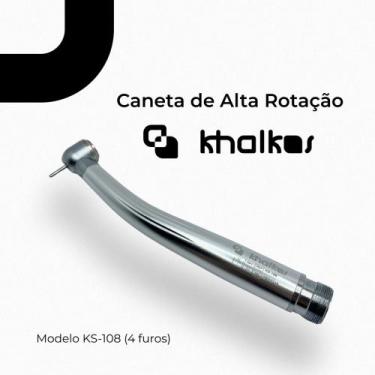 Imagem de Caneta Alta Rotação Khalkos KS-108 4FATPB - Linha Basic - Khalkos Heal