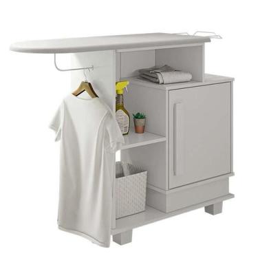 Imagem de Tábua de Passar Roupa Organizadora Havaí RV Móveis Branco