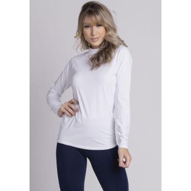 Imagem de Blusa Vekyo Feminina Manga Longa Proteção UV Segunda Pele Térmica, Hom