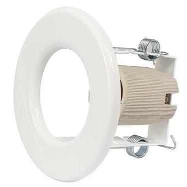 Imagem de Spots Branco Mini de Embutir para 1 lâmpada Foco Fixo Teto - CM GLASS 