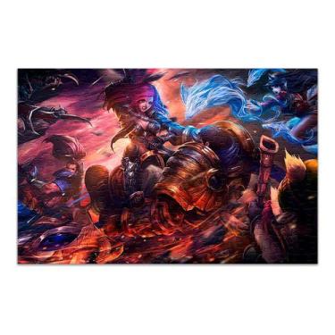 Imagem de Quebra Cabeça Personalizado League Of Legends 48 Peças - Pomp's Geek
