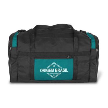 Imagem de Bolsa de Viagem e Academia Média N5 Lona Origem Brasil, Verde