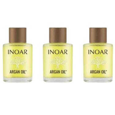 Imagem de Kit Inoar Argan Oil C/3 Óleos Capilares 7ml