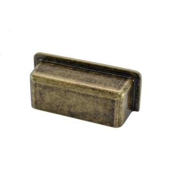 Imagem de Puxador 1791 Eden Ouro Velho Tamboreado 64MM - Torralba