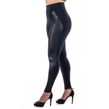 Imagem de Calça Legging Feminina Cirrê Forrada Zero Transparência - Tk Moda, G