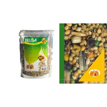 Imagem de 2 Rações Mistura para Passarinhos / Pássaro Calopsitas Mel 500g - Belg