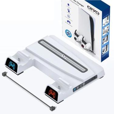 Imagem de Suporte Base Multifuncional Com Cooler Carregador Indicador Led Compat