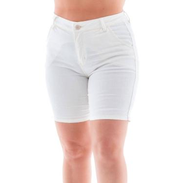 Imagem de Bermuda Meia Coxa Jeans Feminina Arauto