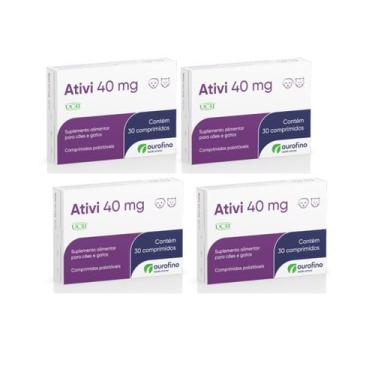 Imagem de 4 Ativi 40mg UCII 30 Compr Ouro Fino Regenerador Articular