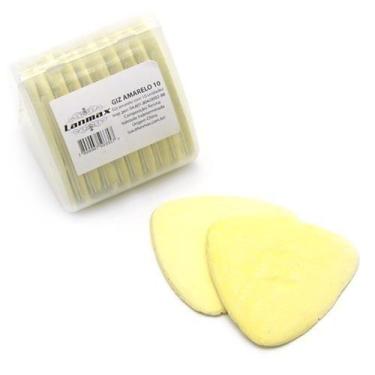 Imagem de Giz Triangular para Marcar Tecido 10 Unidades - Lanmax, AMARELO