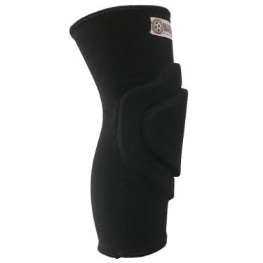 Imagem de Joelheira Goleiro Mania De Futsal Premium, Preto, P, Homem