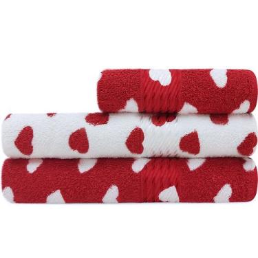 Imagem de Kit Toalha 3 Peças Banho + Rosto 100% Algodão Felpudo Prisma Dohler - 