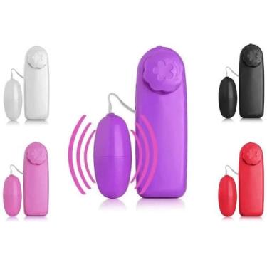 Imagem de Vibrador Feminino Bullet com Cápsula Estimulador Clitóris Controle Rem