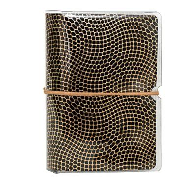 Imagem de Carteira feminina para cartão de crédito lealdade porta-cupons mini organizador de álbum de fotos, Diagrama dourado, one size, Carteira com estojo de cartão