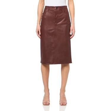 Imagem de PAIGE Saia Midi Sirene Feminina, Rum Uva, 32 Regular