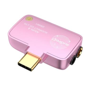 Imagem de Audirect ATOM4 Decodificador de áudio portátil amplificador de fone de ouvido 3,5 mm de extremidade única e saída equilibrada de 4,4 mm de qualidade de som de alta fidelidade, leve e portátil