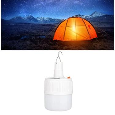 Imagem de Lâmpada Solar Recarregável LED Lâmpada Recarregável Com Controle Remoto Night Market Luz de Carregamento para Camping Em Mente que Esta Lâmpada Vem Com um Gancho Universal que