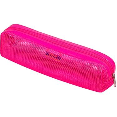 Imagem de Estojo Tecido Tela Neon 1 Zíper Pink, BRW