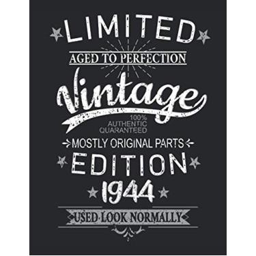 Imagem de 77th Birthday Limited 77 Years Edition 1944 Graphic Deko Vintage: PUZZLEBOOK - Funny retro birthday present, present idea - A4 (8. 5x11) - 101 pages - ... sketch, planner, birthday, vintage, saying