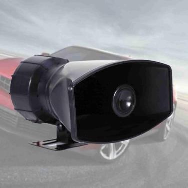 Imagem de Alto-falante de Carro, Buzina de Carro, Alto-falante de Sirene, Material ABS, 5 Tipos de Sons de Buzina, Volume Alto, DC12V/60W, à Prova d'água, Conjunto de A