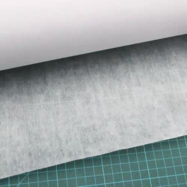 Imagem de Entretela Fina com Cola - 1m x 90cm - Branco