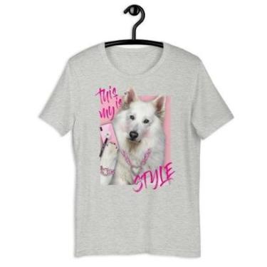 Imagem de Camiseta Blusa Feminina Dog Husky Style-Feminino