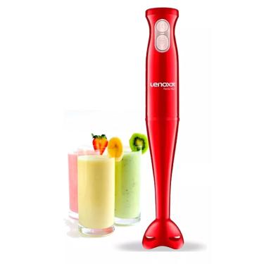 Imagem de Mixer Lenoxx 200W Red Drink Shake Dupla Velocidade 127V