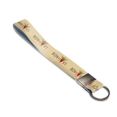 Imagem de Cordão Chaveiro Kit de 10  Bon Jovi Bege Pequeno Premium - Império da 
