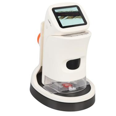 Imagem de Microscópio Infantil, Microscópio de Bolso Iluminado por LED 1000X HD Com Tela LCD de 2 '', Miniscope Gifes de Handheld Miniscope Science Toy for Kids