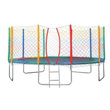 Imagem de Cama elastica pula pula 3,66m colorida 100% nacional - suporta 390kg -
