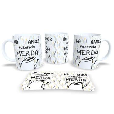 Imagem de Caneca de Porcelana Personalizada Flork Frases Engraçadas, Divertidas 