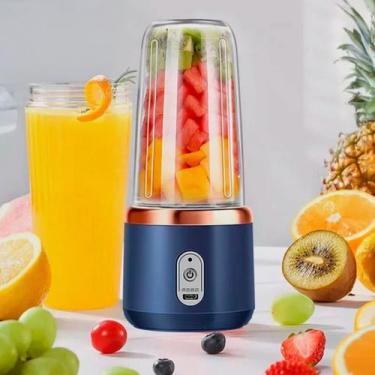 Imagem de Liquidificador Portátil Mini 400ml Usb Ideal Para Frutas