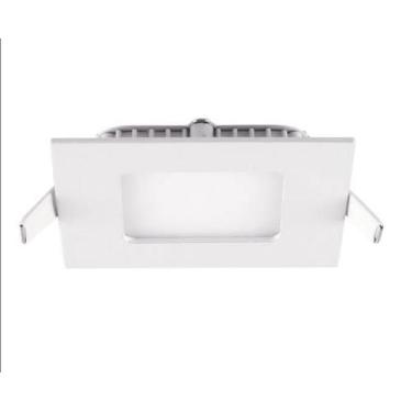 Imagem de Painel Luminária Teto de Embutir LED Quadrado 6W 119x119x15mm Branco -