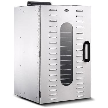 Imagem de Desidratador de Alimentos Profissional com 20 Bandejas, Aço Inoxidável, 110V 1500W, Iproods, Prata