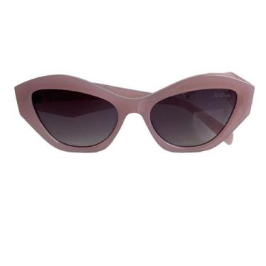 Imagem de Óculos de Sol Feminino Original Modelo Tayla Lê Belle, Rosa, Único