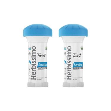 Imagem de Desodorante Herbissimo Stick Creme Sensitive 45G - Kit C/2Un