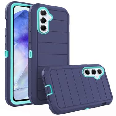 Imagem de Asuwish Capa de telefone para Samsung Galaxy A55 5G, capa de celular híbrida à prova de choque de grau militar, acessórios para celular de proteção rígida resistente de corpo inteiro A 55 55A A555G