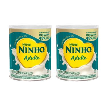 Imagem de Kit 2 Leite em Pó Ninho Adulto Lata 350g cada