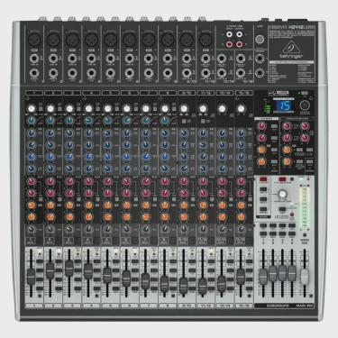 Imagem de Mesa de som analógica com 16 canais de entrada, 4 aux e saída USB Behringer xenyx X2442USB
