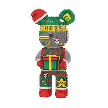 Imagem de DAHONPA Conjunto de microblocos de montar de urso de Natal animal (7880 peças) presente para adultos e crianças