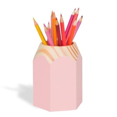 Imagem de Geguton - Porta Caneta Lápis - Organização Divertida - Charme e Sofisticação - Rosa Nude Fosco/Pinus