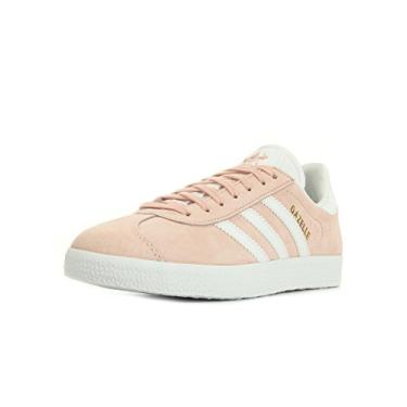 Imagem de adidas Tênis masculino de ginástica, Rosa vapor, rosa, branco, dourado, metálico, 38