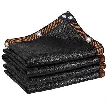 Imagem de winemana Tela De Sombra Preta 70%, Lona Malha 6,6 X 10 Pés Com Ilhós, Protetor Solar Jardim, Proteção Anticongelante Para Plantas, Estufa, Celeiro, Canil, Pátio, Tomates