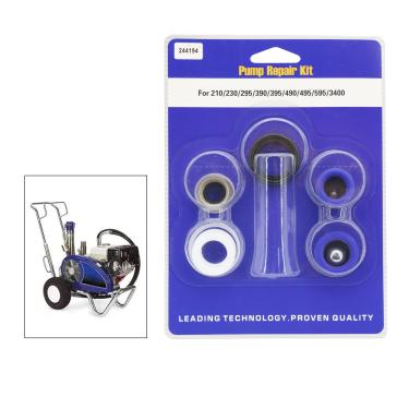 Imagem de GregYoung Kit De Reparo Bomba Para Pulverizadores Tinta Sem Ar 395 490 495 595 3400, 244194, Compatível Com Peças Graco 210 230 295 390 3400