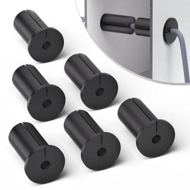 Imagem de Gunovy Ilhós De Parede De 1 Polegada Para Cabo Starlink, 6 Peças, Ilhós De Parede De Borracha Starlink Para Furo De Parede De 1 Polegada, Kit De Roteamento De Cabo À Prova D'Água Para Starlink, Aces