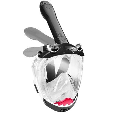 Imagem de Zipoute Snorkel Máscara De Mergulho Com Snorkel Para Crianças, Conjunto De Mergulho Com Snorkel Infantil Com Vista Panorâmica De 180 Graus, Seguro, Antivazamento E Antiembaçante, Equipamento De Merg