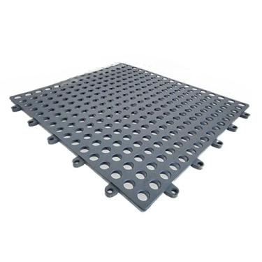 Imagem de Kit 9 Tapetes Flexíveis Antiderrapante 30x30 Box Banheiro Piscina(cinza,9)